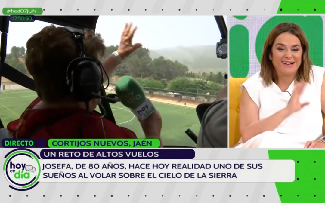 El sueño de volar de Josefa se cumple en el FIA el Yelmo (Canal Sur)